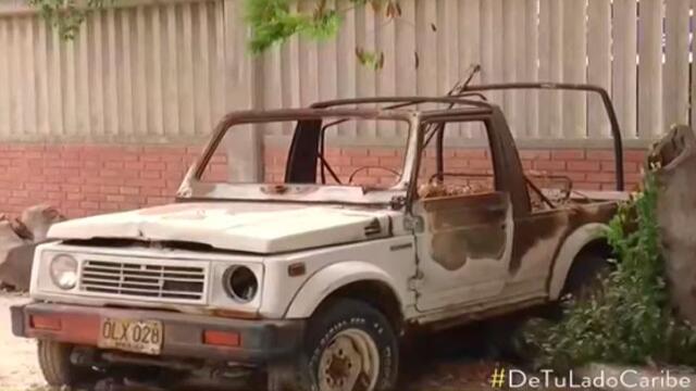 Un carro abandonado y desechos al aire libre, otros hallazgos en hospital intervenido en Santa Marta