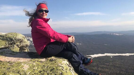 Natalia Nagovitsina, alpinista atrapada en Kirguistán Natalia Nagovitsina, alpinista atrapada en Kirguistán