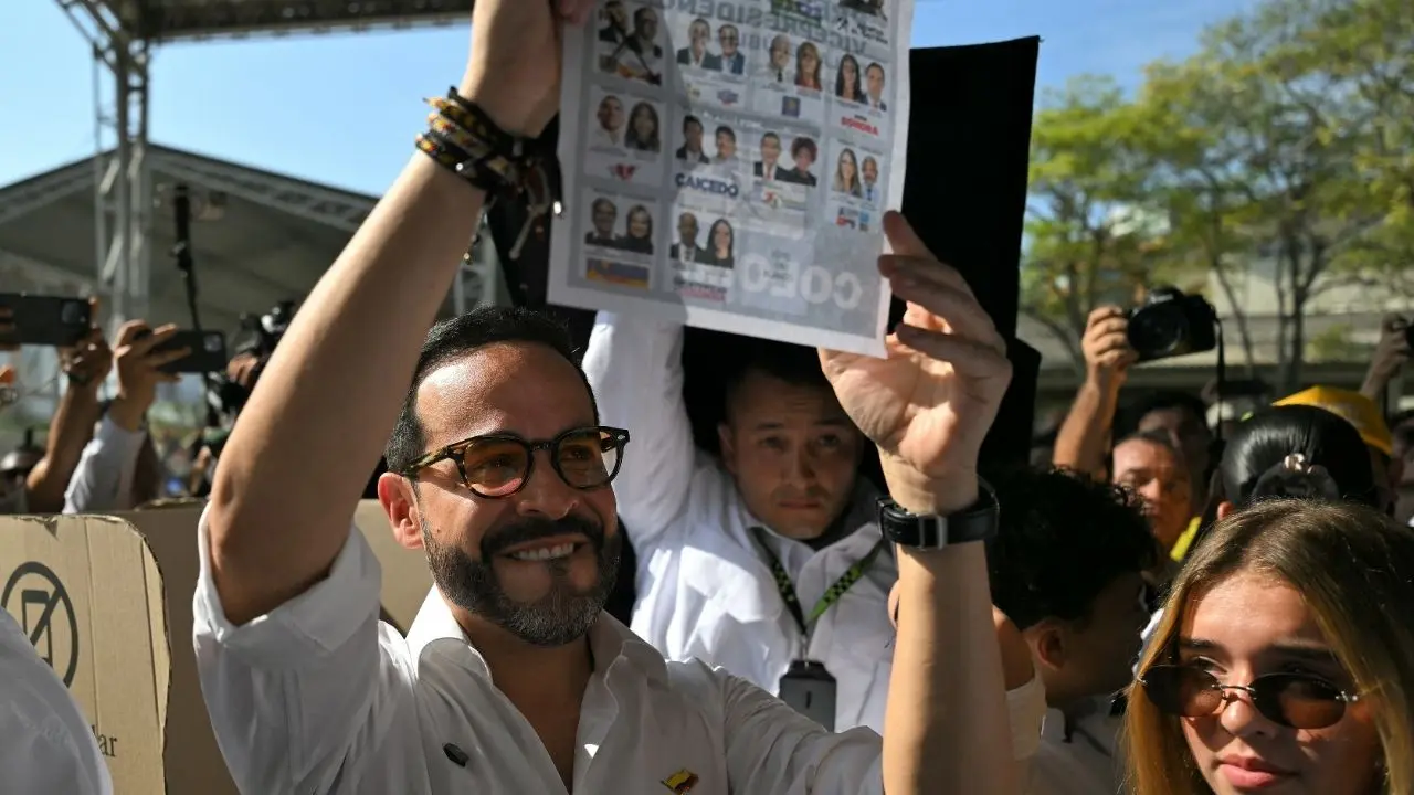 #ColombiaDecide2026 | Abelardo de la Espriella votó en Barranquilla: 