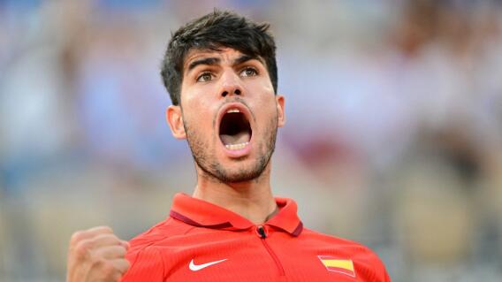 Carlos Alcaraz, tenista español. Carlos Alcaraz, tenista español.