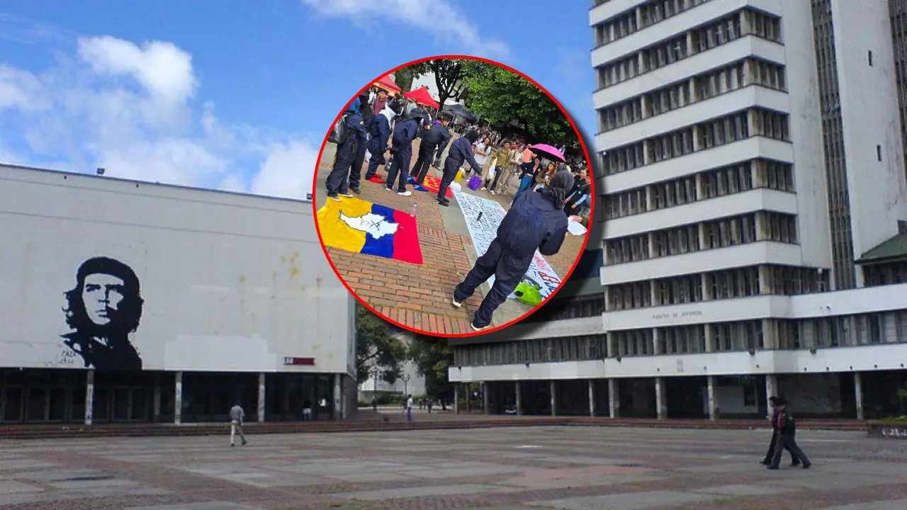 Incursión de encapuchados en la Universidad Nacional de Bogotá