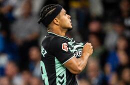 Juan Camilo 'Cucho' Hernández, gran figura del Real Betis en la Liga de España. 