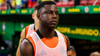 Marino Hinestroza en su paso por la Selección Colombia.