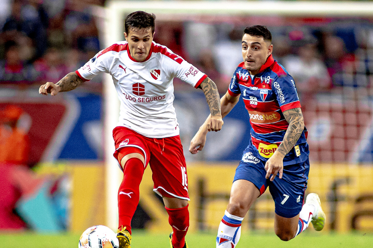 Fabricio Bustos, jugador de Independiente. AFP.png