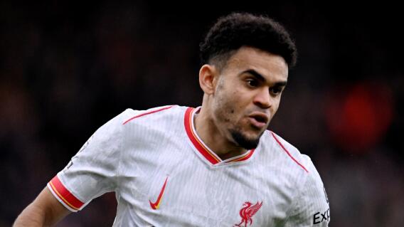 Luis Díaz, delantero colombiano de Liverpool, celebra uno de sus goles en la Premier League Luis Díaz, delantero colombiano de Liverpool, celebra uno de sus goles en la Premier League