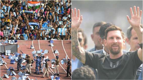 Videos | El caos que generó visita de Lionel Messi en India: organizador del evento fue capturado