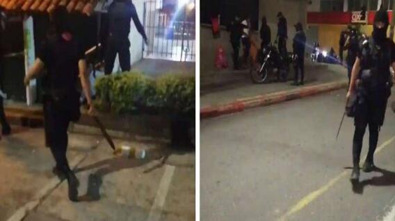 368700_FOTO: Ataque Habitantes Floridablanca. Captura de Video