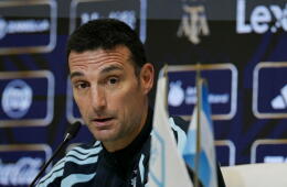 Lionel Scaloni, DT de la Selección Argentina. 