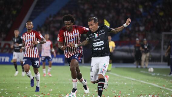 Acción de juego en el duelo entre Junior vs. Once Caldas, por Liga BetPlay. Acción de juego en el duelo entre Junior vs. Once Caldas, por Liga BetPlay.