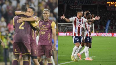 Tolima y Junior lideran sus grupos en los cuadrangulares finales de la Liga BetPlay II-2025.