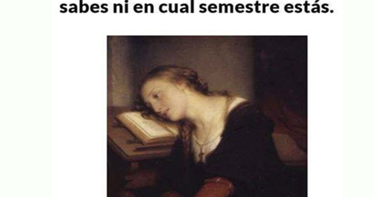 estudiando para los finales meme
