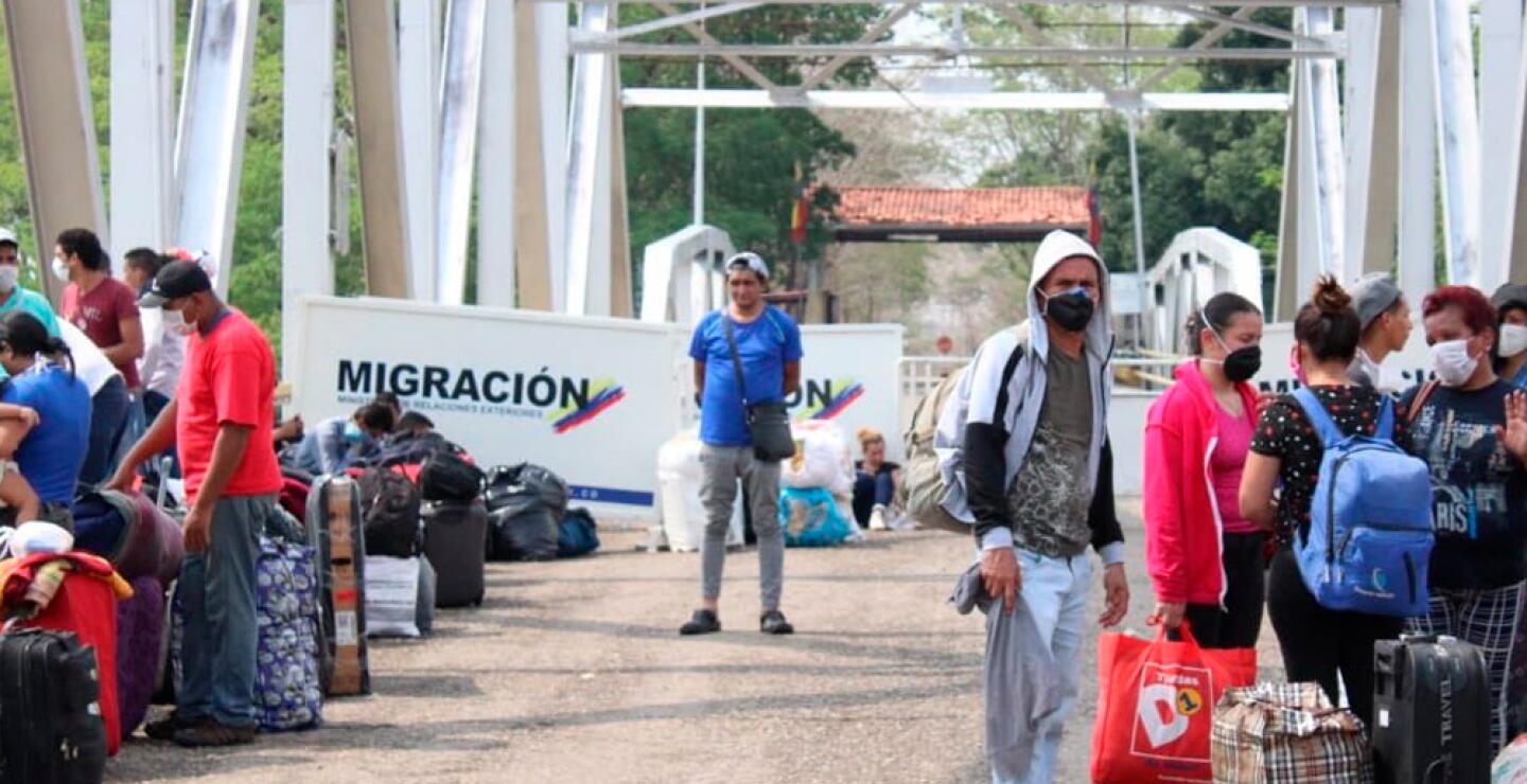 366699_Regreso de venezolanos a su país por la pandemia // Foto: Migración Colombia