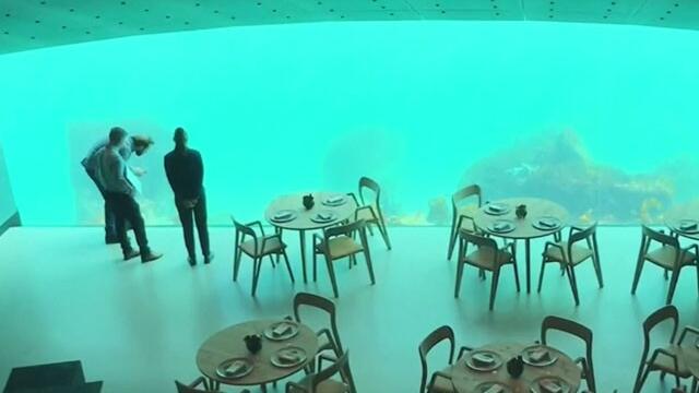 Abrió el primer restaurante submarino de Europa Abrió el primer restaurante submarino de Europa