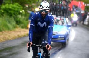 Fernando Gaviria, ciclista colombiano, en el Movistar Team.