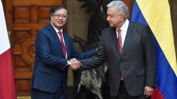 Gustavo Petro y AMLO Gustavo Petro y AMLO