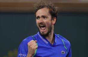 Daniil Medvedev, tenista ruso, en el Indian Wells 2023 Daniil Medvedev, tenista ruso, en el Indian Wells 2023