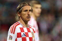 Luka Modric, capitán de la Selección de Croacia. 