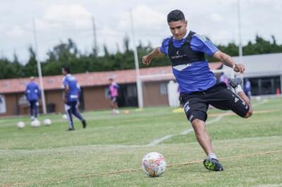 Daniel Cataño, jugador de Millonarios durante un entrenamiento (Imagen de referencia).