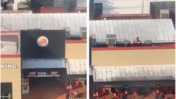 Burger King de Envigado confirma que tanque donde se bañó un hombre es de su propiedad