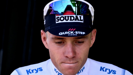 Remco Evenepoel, en el Tour de Francia. Remco Evenepoel, en el Tour de Francia.
