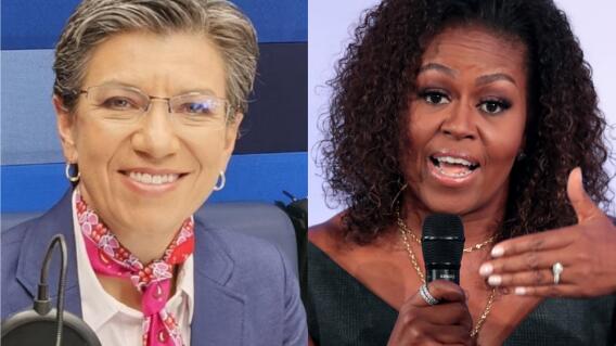 356944_Claudia López y Michelle Obama // Foto: BLU Radio y AFP 356944_Claudia López y Michelle Obama // Foto: BLU Radio y AFP