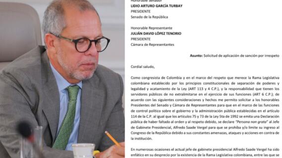 Piden que Alfredo Saade sea declarado persona non grata en el Congreso Piden que Alfredo Saade sea declarado persona non grata en el Congreso