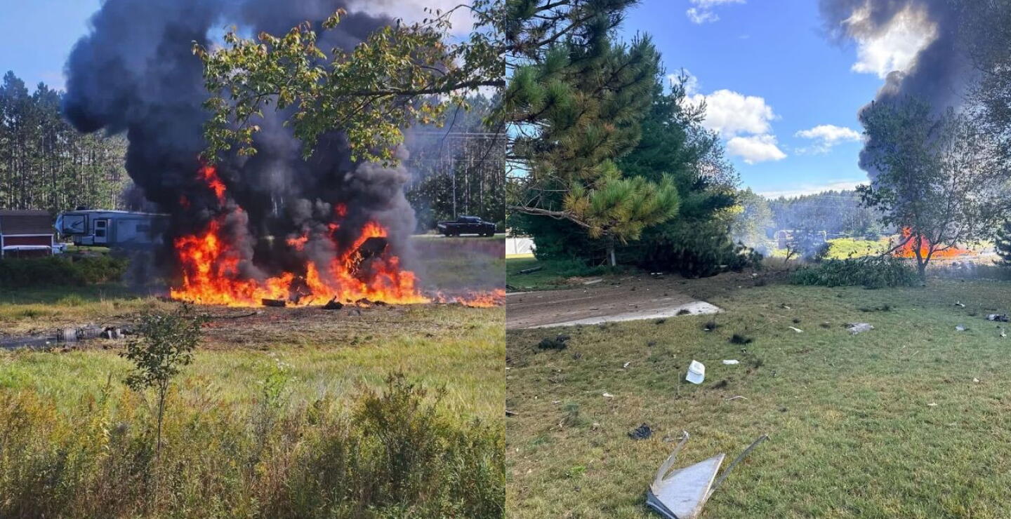 Avión de combate F-16 del Ejército de Estados Unidos se estrelló en Michigan: ¿qué se sabe?