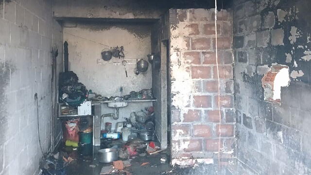 Dos mujeres se quemaron de gravedad luego de que una de ellas habría prendido fuego a su residencia