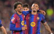 Lamine Yamal y Gabriel Jesus, en Barcelona vs. Alavés por la Liga de España.