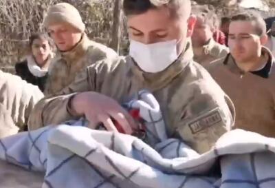 Rescate de bebé recien nacido 