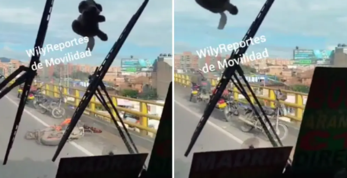 Grave accidente de tránsito en Mosquera, Cundinamarca, deja a un motociclista muerto