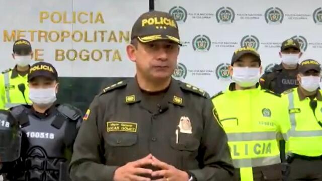 general oscar gomez comandante de la policia de bogota general oscar gomez comandante de la policia de bogota
