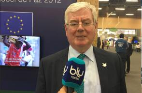 277741_Enviado especial de la Unión Europea para el proceso de paz, Eamon Gilmore - Foto: Blu Radio