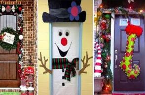 Cómo decorar las puertas de tu hogar en esta Navidad 2024