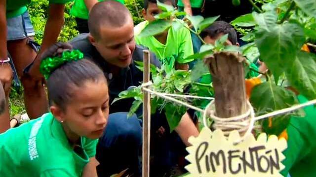Niños de Armenia convirtieron lote baldío en una verdadera escuela agroecológica 