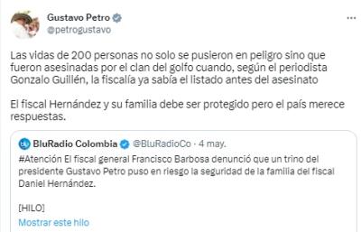 Trino del presidente Petro