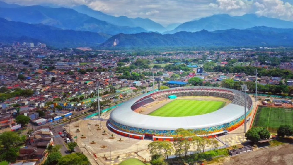 Estadio Bello Horizonte Rey Pelé __ Foto Twitter @JuanGZuluaga.jpg Estadio Bello Horizonte Rey Pelé __ Foto Twitter @JuanGZuluaga.jpg