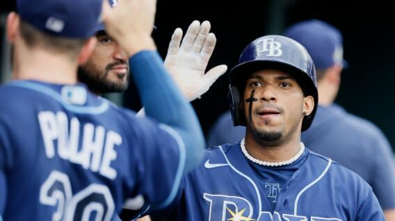 Wander Franco, jugador de Tampa Bay Rays, en la MLB Wander Franco, jugador de Tampa Bay Rays, en la MLB