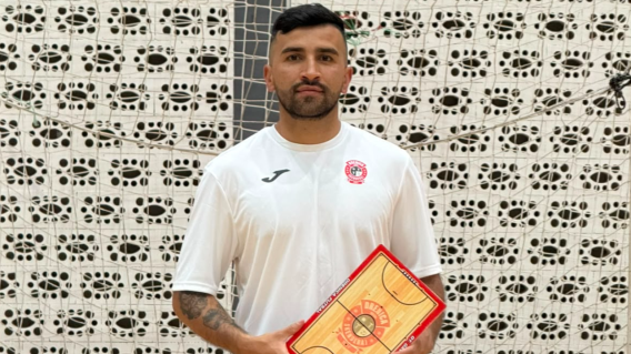 David Jiménez, DT colombiano en el fútbol sala de Europa.