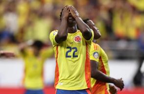 Yaser Asprilla con la selección Colombia. Yaser Asprilla con la selección Colombia.