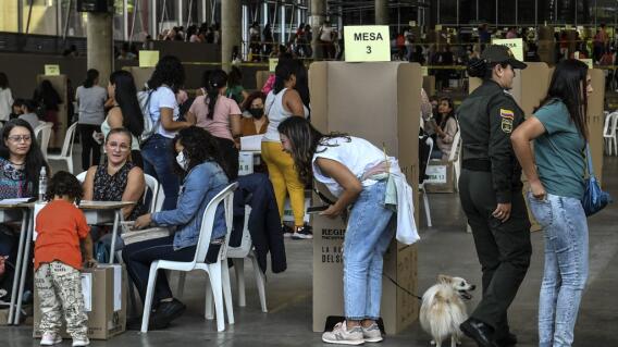 COLOMBIA-ELECTION-VOTE COLOMBIA-ELECTION-VOTE
