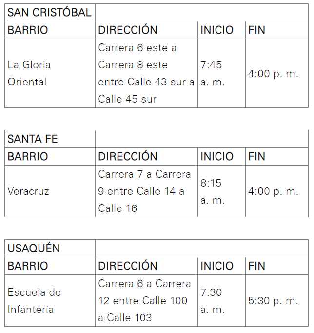Cortes de luz 2 5 de junio