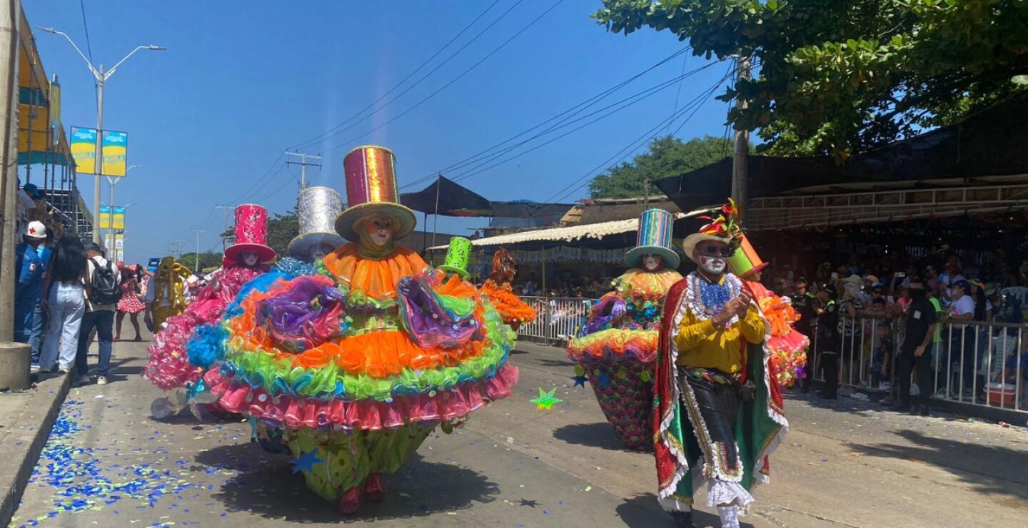 Batalla de Flores en el Carnaval de Barranquilla. 