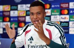 Kylian Mbappé, delantero del Real Madrid. 