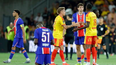 Lens le ganó la Supercopa de Francia al PSG.