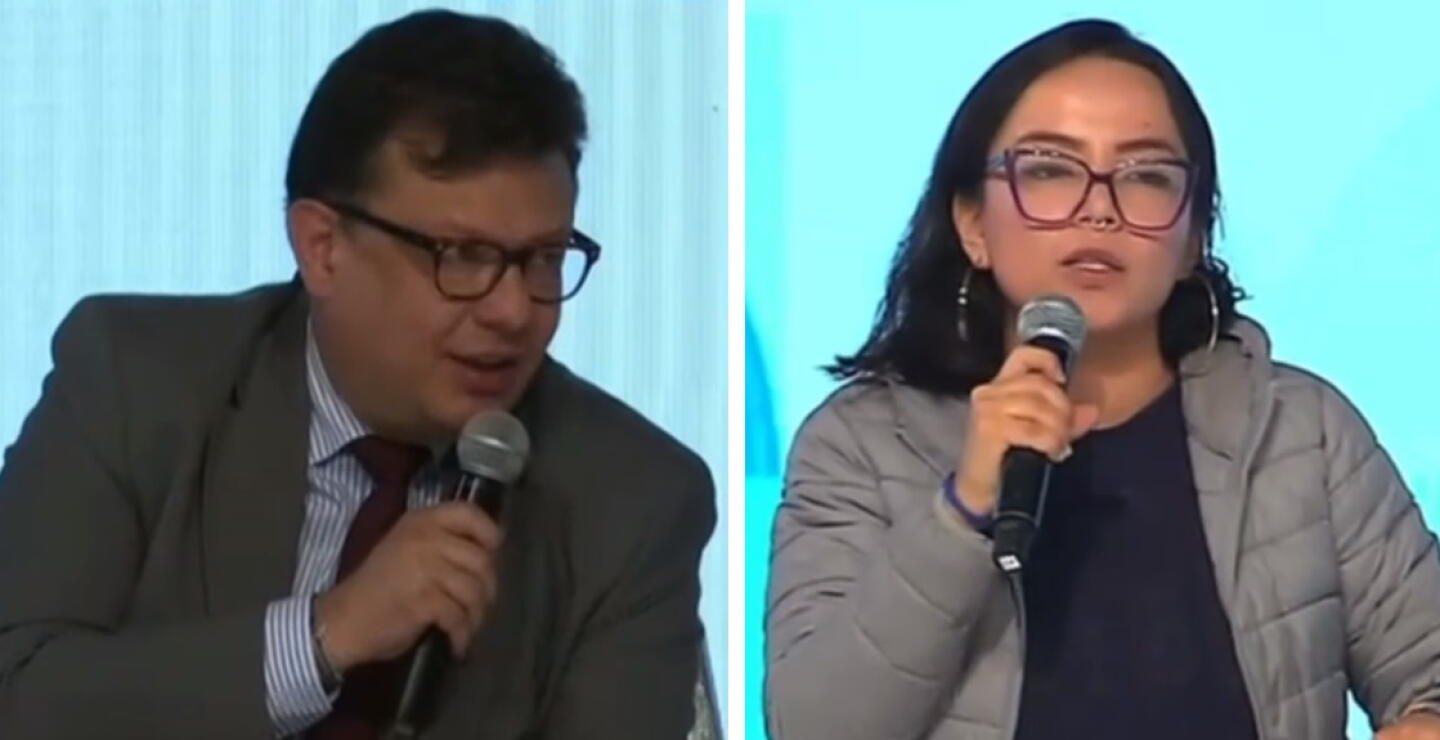 Jennifer Pedraza se retiró de foro sobre reforma a la salud porque era moderado por Hollman Morris