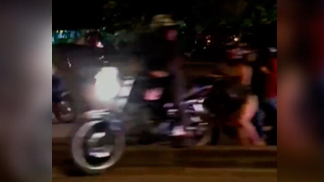 Noche caótica en varias ciudades por imprudencias y robos de motociclistas disfrazados