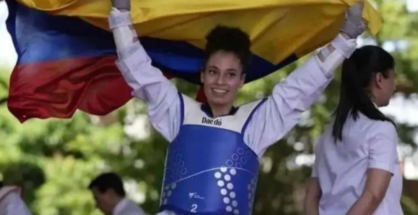 Andrea Ramírez, taekwondista colombiana.