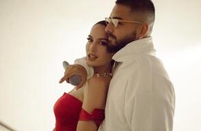 340328_BLU Radio. Natalia Barulich y Maluma // Foto: Instagram @natalia