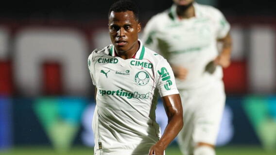 Jhon Arias fue figura con Palmeiras en el Brasileirao. 